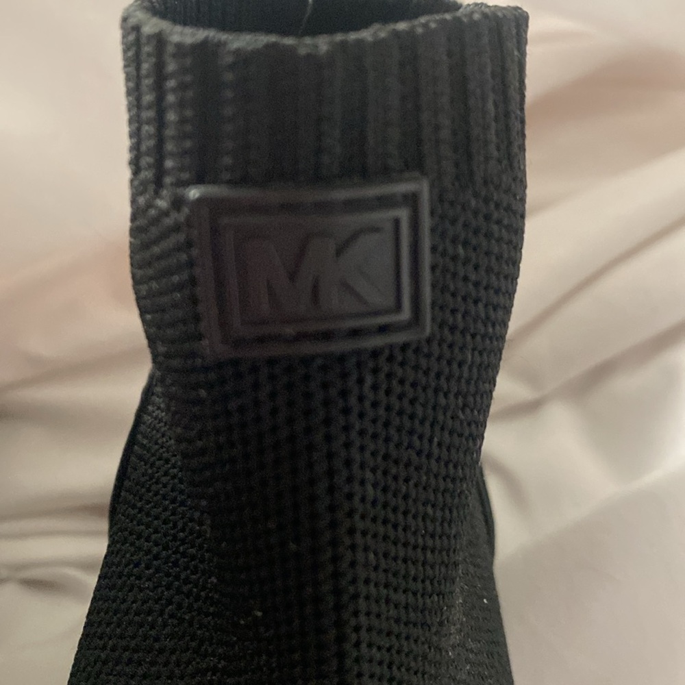 Michael Kors Black Skyler Stretch-Knit Sock Sneaker - Picture 5 of 8